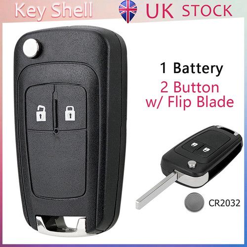 2 Button Remote Key Fob Shell Case For Vauxhall Astra Corsa Insignia Zafira Adam