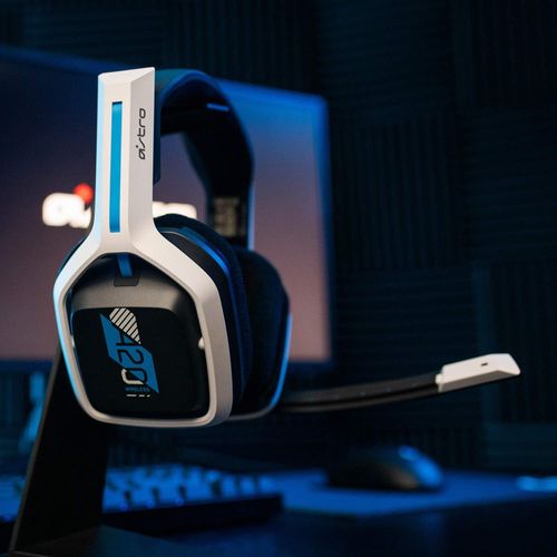 ASTRO Gaming A20 Wireless Headset Gen 2 for PS5, PS4, PC, Mac - White/Blue — image 7