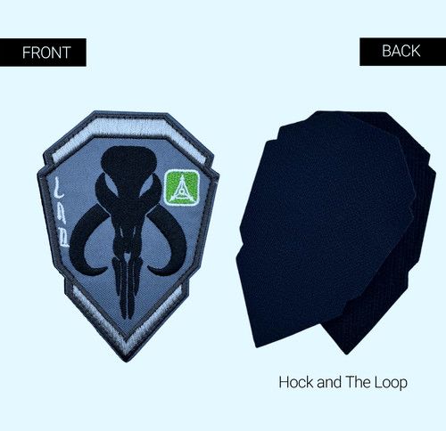 Bounty Hunter Tactical Patch Mandalorian Boba Fett Badge Hook & Loop Morale