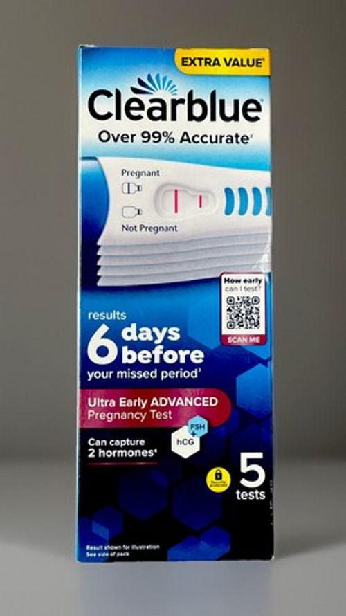 Clearblue Ultra Early Advanced Pregnancy Test - 5 Tests