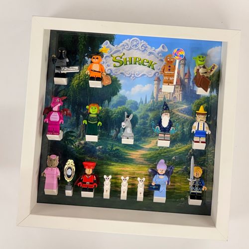 Display frame for Lego ® Shrek collectable Minifigures 71053 case 27cm — image 3