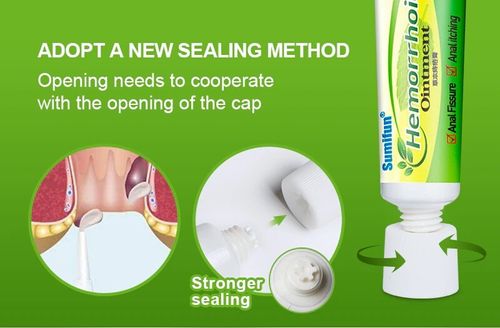 Hemorrhoids Internal and External Anal Fissure Cream Pain Reliving Cooling Herbs — image 2