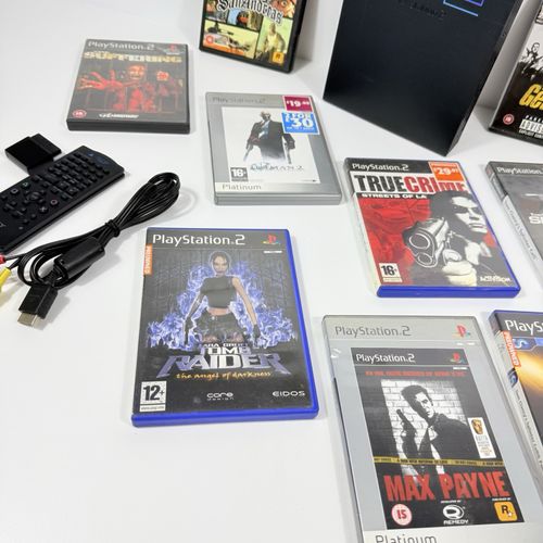 Sony PlayStation 2 PS2 PAL Bundle w/ 9 Games, Cables And DVD Remote Working ++ — image 2