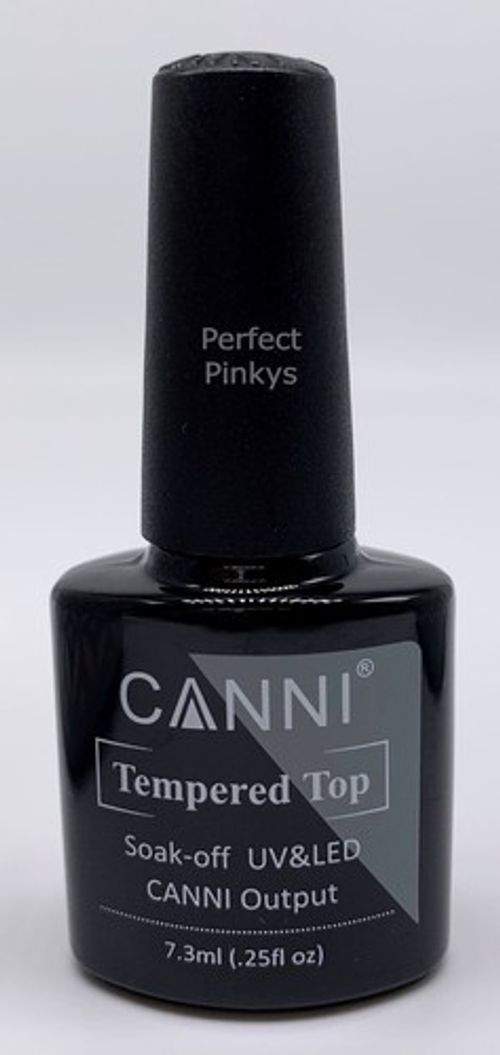 CANNI Base & No Wipe Tempered Top Coat Gel Nail Polish Soak-Off UV LED