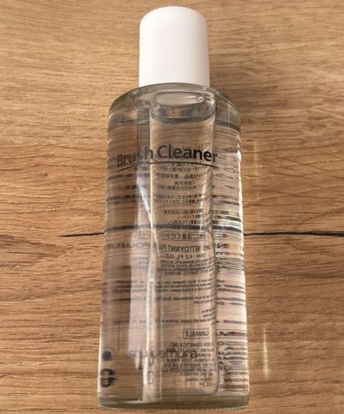 Shu Uemura Brush Cleaner Liquid Cleaner 120ml Clear Glass Bottle PAO 12M