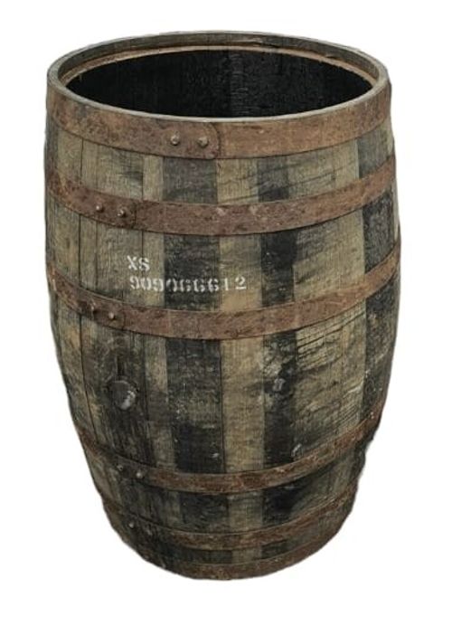 OAK WHISKY BARRELS - CHOOSE YOUR SIZE - WOODEN PLANTERS / TUB / MINI POND GARDEN — image 1