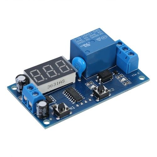 DC 12V Cycle Delay Timer Switch Adjustable Relay Module Board Infinite Loop NEW