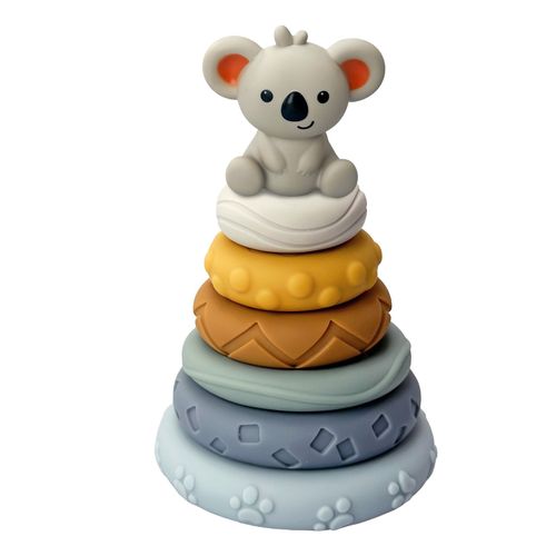 Kyoot Koala Twin Set Incl Silicone Stacking Ring and Building Blocks Baby Toys — image 15