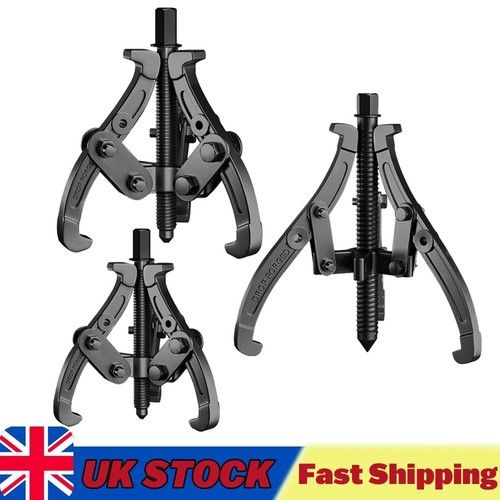 3'' 4'' 6'' 3 Jaw Gear Hub Bearing Puller Removal Tool 3 Leg Reversible 3 Pack
