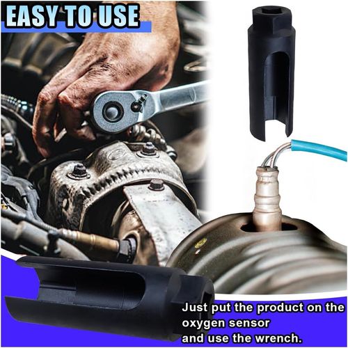 22mm Heavy Duty 1/2" Drive O2 Lambda Oxygen Sensor Open Socket Removal Tool Kit — image 14