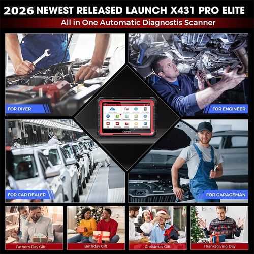 2026 LAUNCH X431 PRO ELITE Car OBD2 Diagnostic Tools Bi-directional ECU Coding — image 9