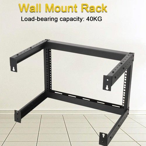 6U Server Cabinet Rack Wall Mount Open Frame Network Rack 19 Computer Server