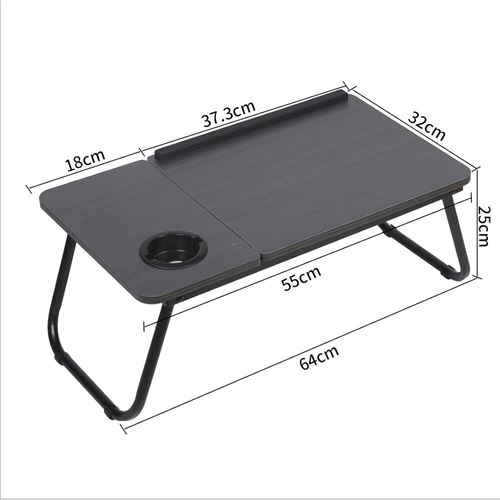 Folding Laptop Table Stand Bed Tray Sofa Lap Breakfast Portable Computer Desk UK — image 2