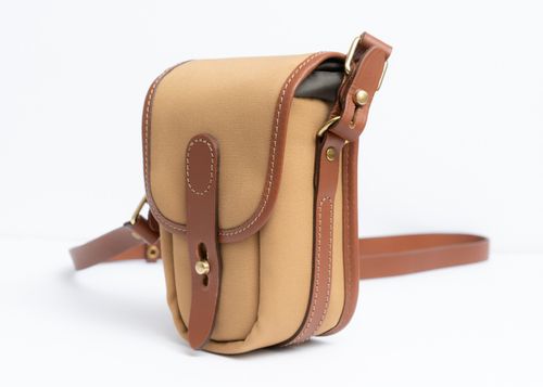 Billingham Ten-16 Camera Bag - Khaki canvas/Tan Leather — image 5