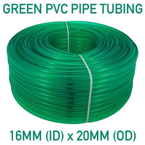 Aquarium Air Line Green Fish Tank Koi Pond Air Pump PVC Hose Pipe Tube ALL SIZES