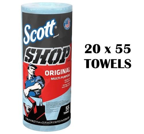 1,2,3,6,10,20 X Scott Multi Purpose Kimberly Clark Shop Cleaning PaperWipeTowels