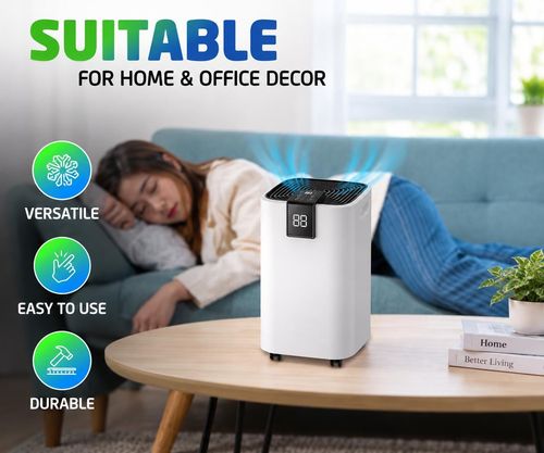 12L Household Dehumidifier Digital Display 24H Timer 3 Modes Home Office UK — image 2