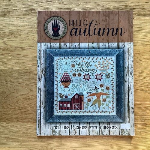 Hello Autumn includes 8 Designs. Cross Stitch Book  By Teresa Kogut