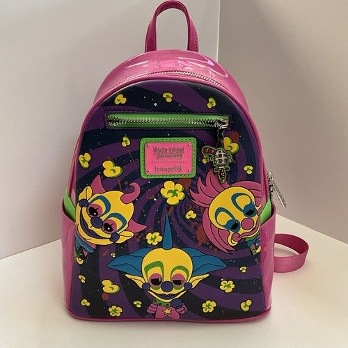 Lounge Fly Killer Klowns From Outer Space Mini Backpack New + Tags Halloween