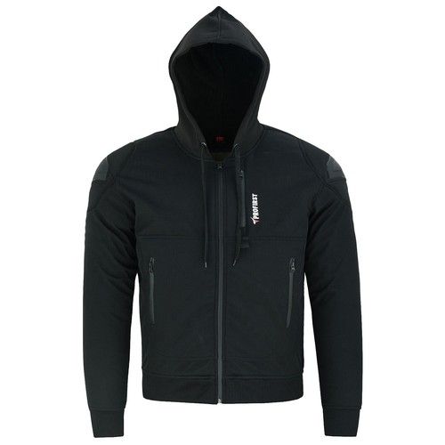 Waterproof Motorcycle Hoodie Mens Motorbike Armoured Softshell Hoody for Men UK
