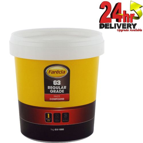Farecla G3 Rubbing Compound Regular Cutting Paste 1kg Tub Car Polishing — image 1