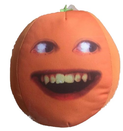 CHILDRENS TOY ANNOYING ORANGE TALKING PLUSH SOFT TOY VARIOUS PHRASES 20cm NEW — image 2