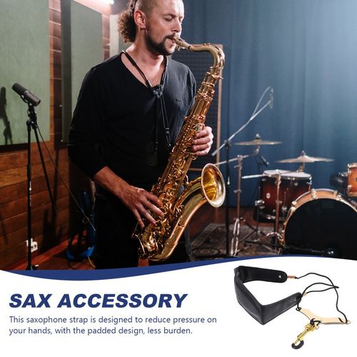 Saxophone Strap Adjustable Saxophone Neck Strap Alto Sax Strap with — image 12