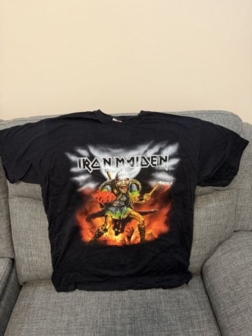 Iron Maiden - Book of Souls World Tour 2016 Nordics T-Shirt (Large)