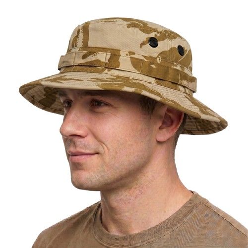 Bush Hat Military Boonie Army Bucket Fishing Hiking Camping British Desert Camo