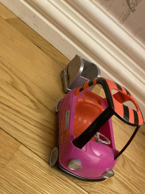 LOL Surprise Doll Little Tikes Cozy Coupe Pink Flame Car with Trailer 3SP1CY MGA — image 3