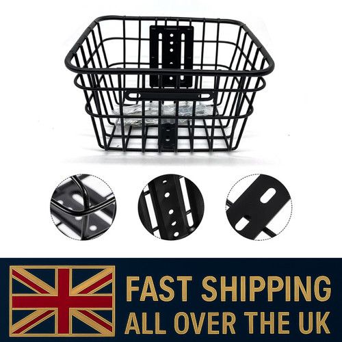 Iron Wire Bike Basket Front Bike Front Bike Basket Front Organizing Storage Bike