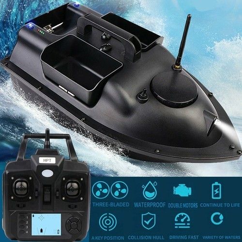 GPS RC Fishing Bait Boat 500m Remote Control Bait Boat 3 Motor Fish