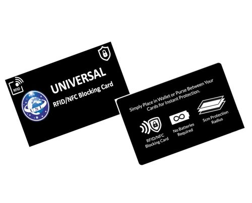 2 x RFID Signal Blocking Card. Credit & Debit Card Blocker Protector - UK Stock — image 3