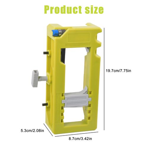 Door Hinge Jig Mortiser Hinge Installation Kit Hinge Router Template For 3"-5" — image 17