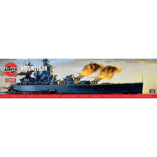 Airfix  A04203V - 1/600 HMS Nelson Vintage new release model kit — image 1