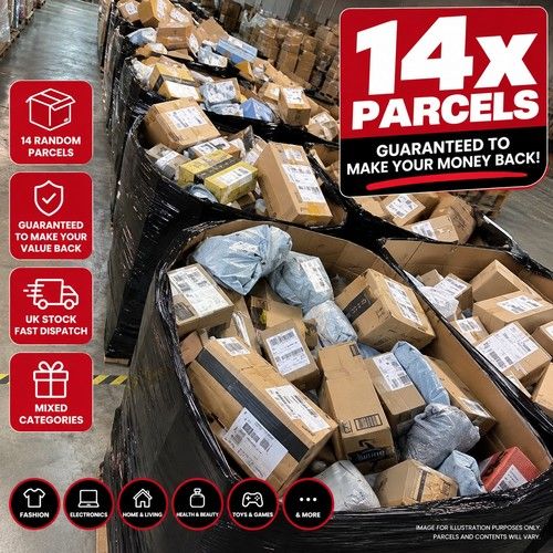14x Mystery Undelivered Return Parcels – Mixed Wholesale Job Lot