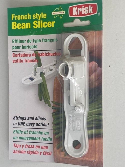 Runner Bean Slicer KRISK strings slices top tails Kitchen gadget Green Bean — image 10
