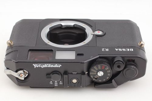 🎦【 Near MINT 】Voigtlander BESSA R2 Black Rangefinder 35mm Film Camera Cap... — image 10