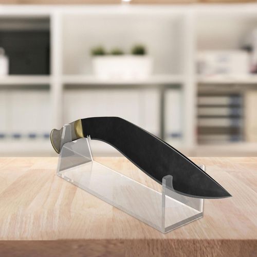 Single Knife Display Stand Rack Holder For Medium - Large Knives Holds One Blade — image 9