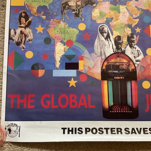 Original Peter Blake Designed Live Aid 1985 Concert Poster - Fully Copyrighted  — image 11