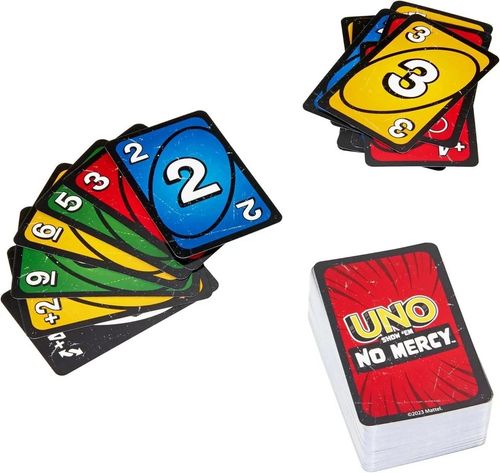 UNO SHOW EM NO MERCY CARD GAME FOR KIDS-ADULTS-FAMILY-PARTIES & TRAVEL GAME — image 3
