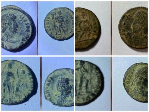 4 Ancient Roman Coins – Late Roman Bronze Lot