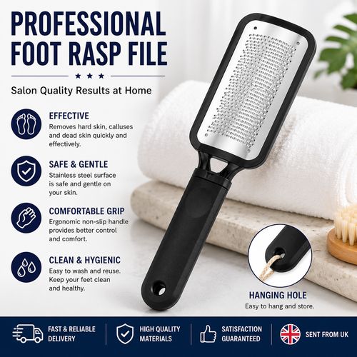 Foot Rasp File Callus Remover Hard Dead Skin Pedicure Foot Care Tool UK Seller — image 1