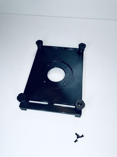 DeWalt DCW600 Router Edge Guide Adjustable Parallel Adapter Jig for Trim Routing — image 4