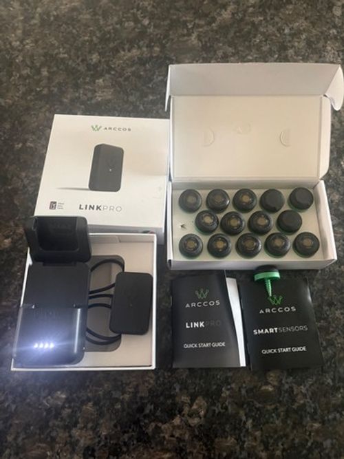 Arccos Link Pro golf tracker with free 15 Club Sensors use with Driver to Putter