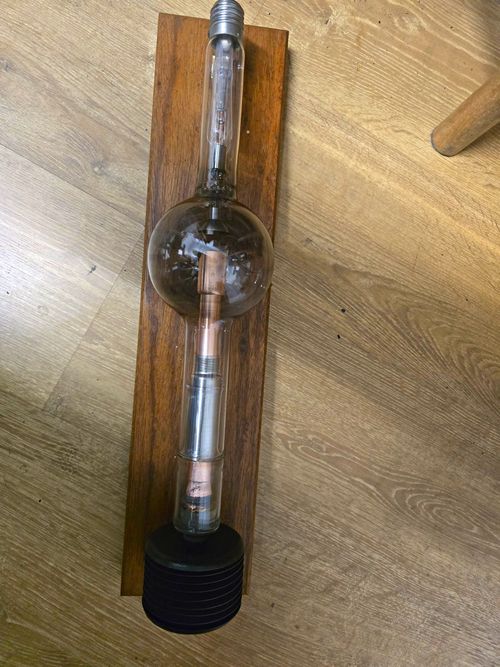 Coolidge X-RAY tube, Made In England, Screw Lightbulb Fitting, Untested — image 1