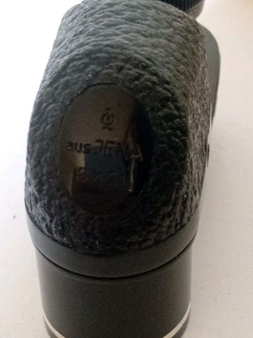 Vintage "aus JENA" Turmon 8x21 Folding Pocket Monocular DDR Zeiss Case Working — image 10