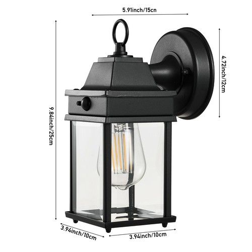Waterproof IP65 Outdoor Wall Light PIR Motion Sensor Sconce Lamp Outside Porch