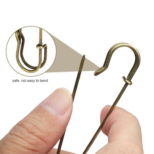 30Pcs/Set Large Heavy Duty Metal Safety Pins Brooch Pins DIY Sewing Tools — image 14