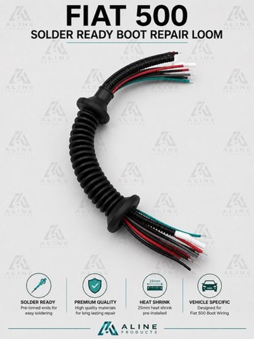 Repair Set Cable Wiring Harness wire for Boot lid Tailgate FIAT 500 ABARTH 500